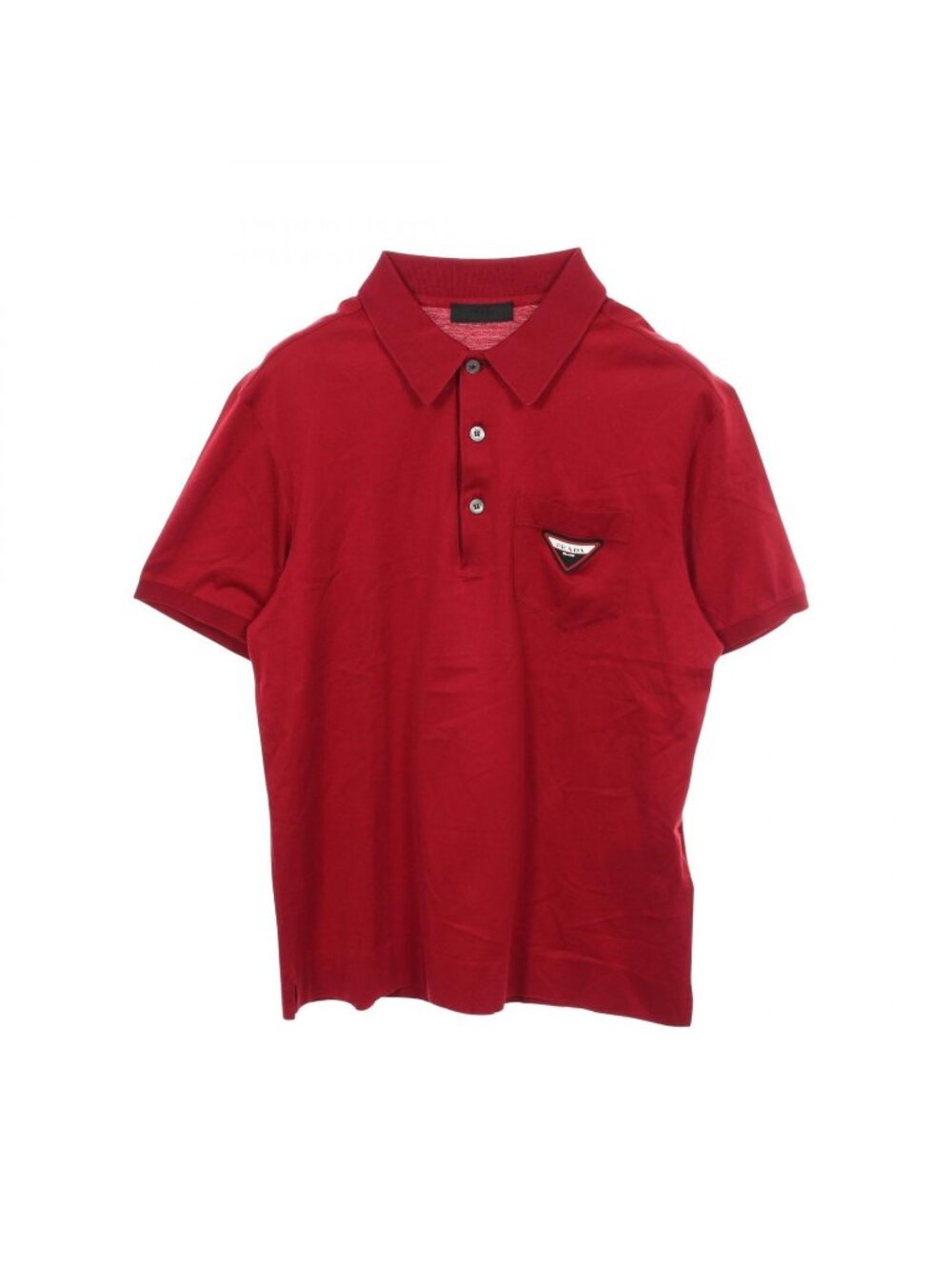 Prada Polo Shirt Triangle Logo Cotton